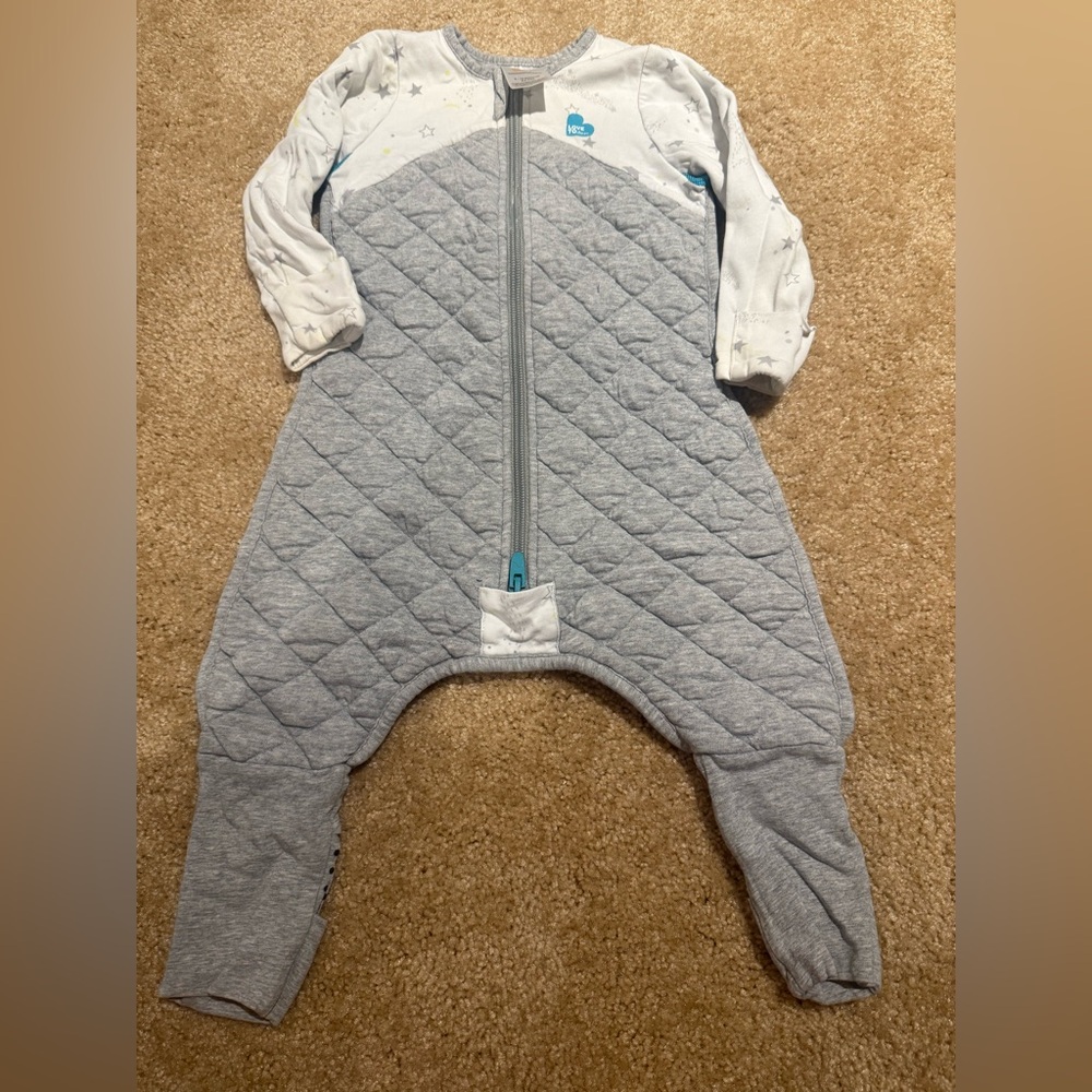 Cozy Gray Quilted Dream Sleep Suit